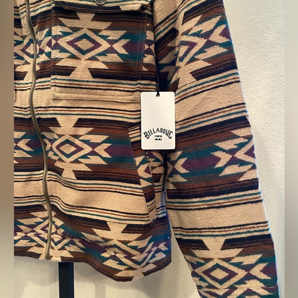 NEW Billabong Barlow Sherpa Jacket Mens Large - Picture 5 of 11